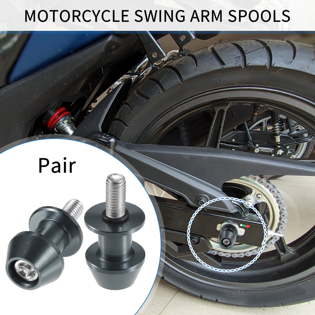 Motorbike Swingarm Spools 8mm CNC Replacement for Universal (2000–2026)