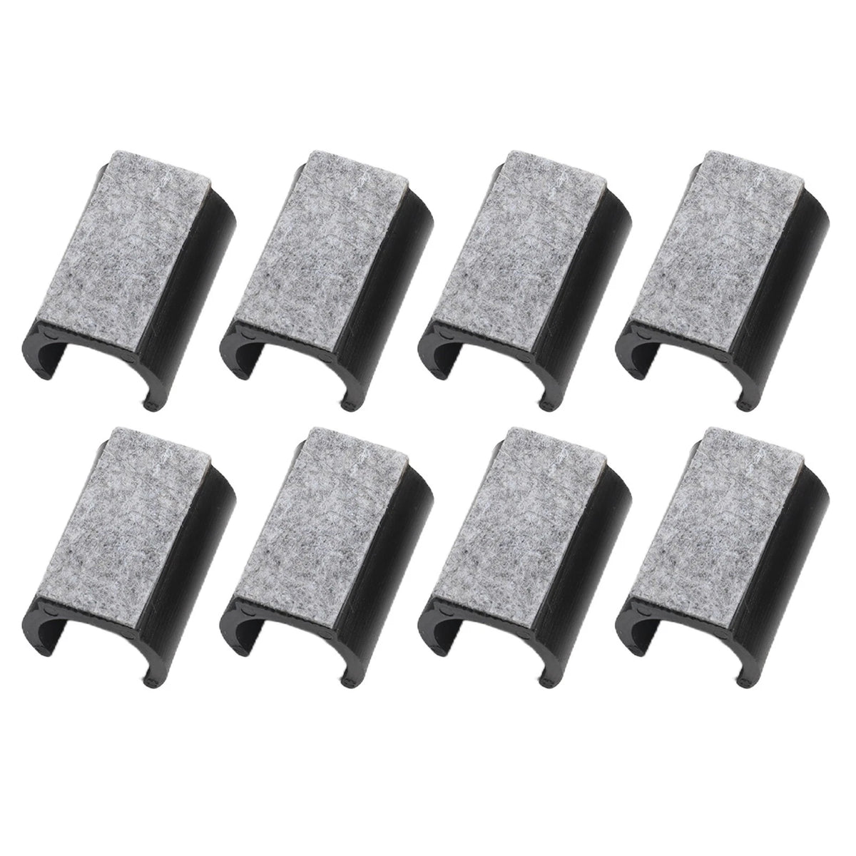 8 Pack U Shaped Chair Gliders for Floor Protection and Noise Reduction