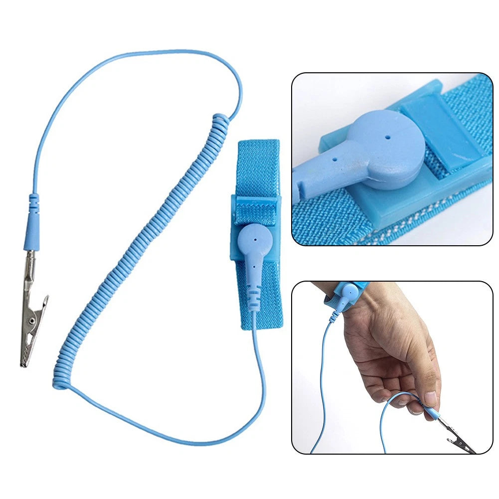 Anti Static Wrist Strap for Adjustable Grounding (Universal)