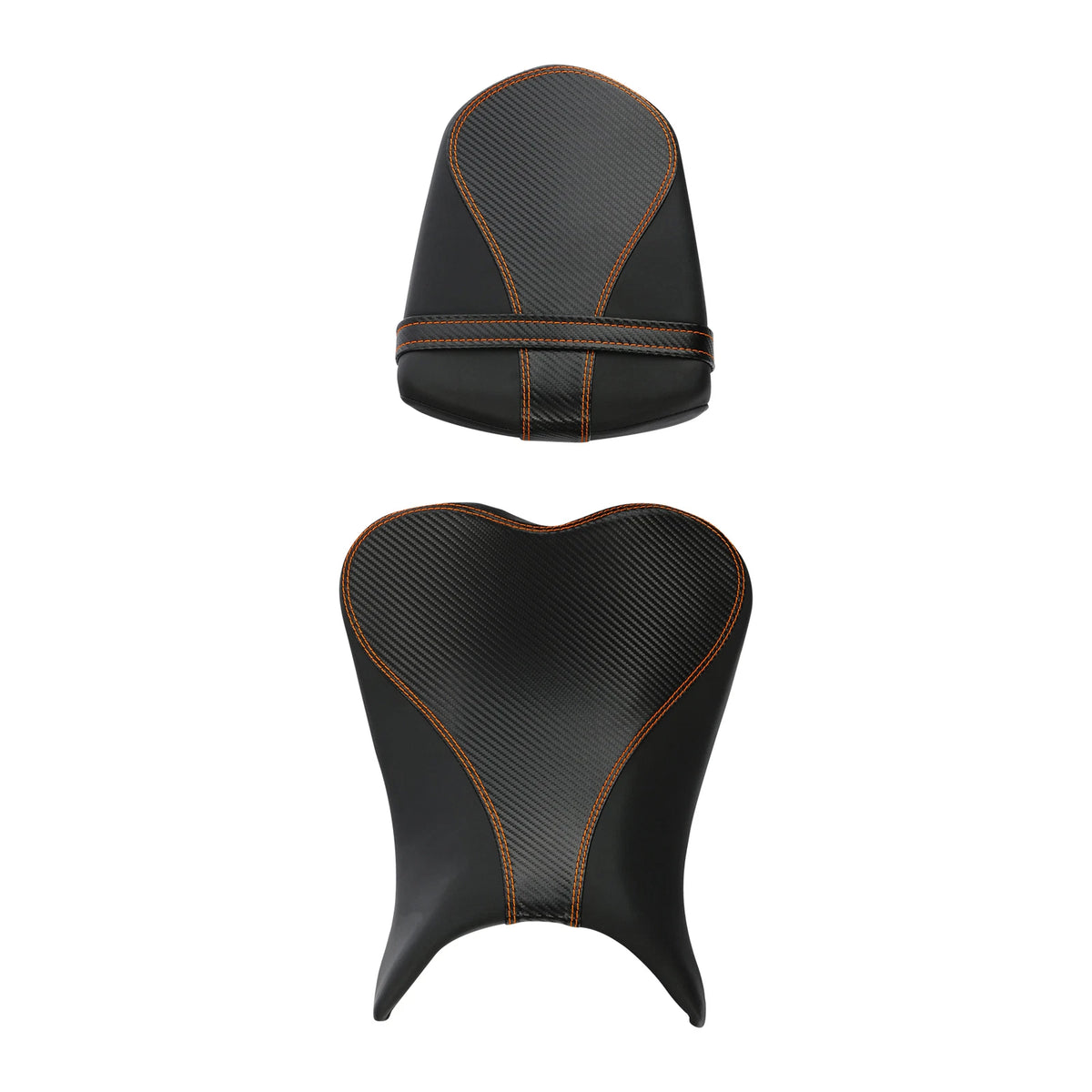 Black Driver & Passenger Seats for Suzuki GSXR600 GSXR750 (2006–2007)