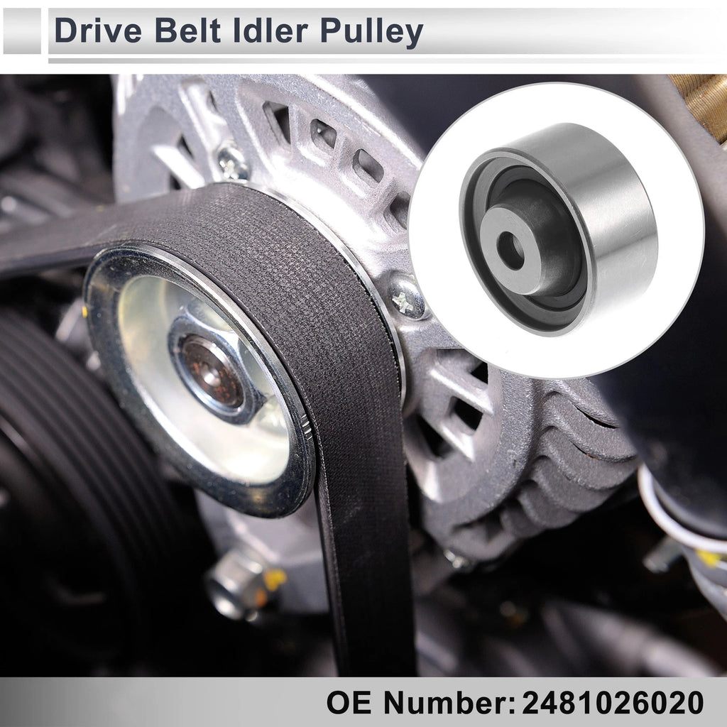 Drive Belt Idler Pulley Replacement for Kia Rio 2006–2011 for Hyundai (1 Pc)