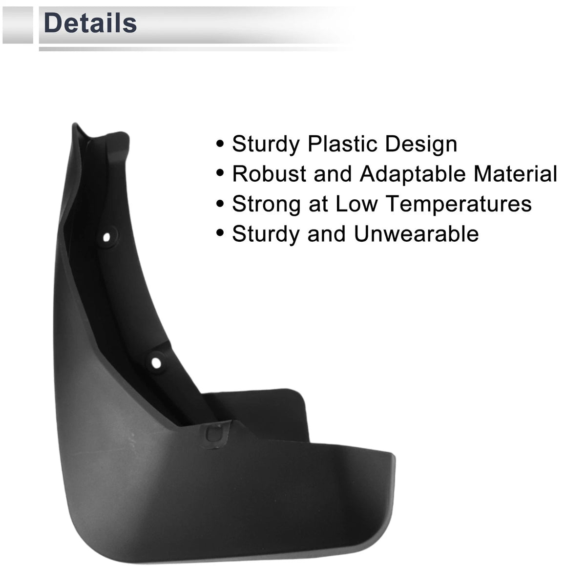 Set of 2 Mud Flaps Splash Guards for Audi Q7 (2020–2023)
