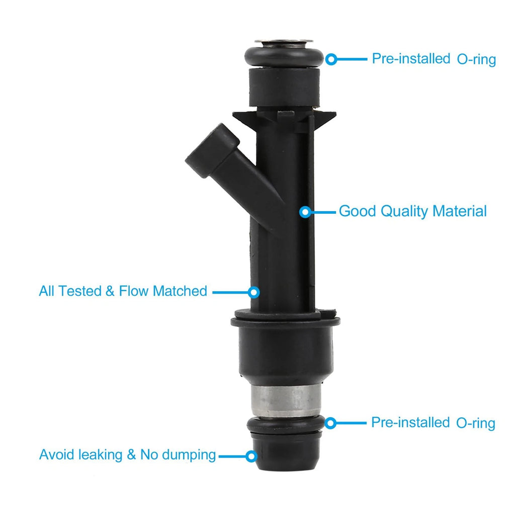 6pcs Fuel Injector Nozzle Replacement for Chevrolet Buick Oldsmobile 3.4L (2004–2008)