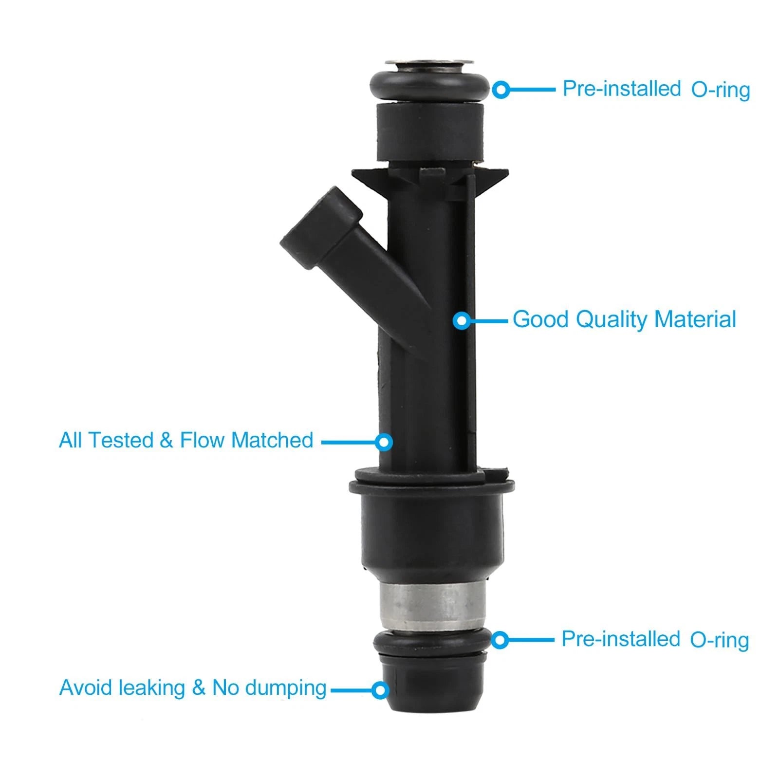 6pcs Fuel Injector Nozzle Replacement for Chevrolet Buick Oldsmobile 3.4L (2004–2008)