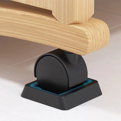 5pcs Square Caster Blocks for Office Chair Sofa Bed Floor Protection