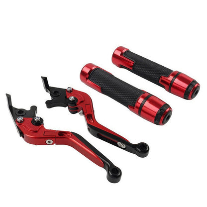 Set of 2 Red Extendable Brake Clutch Levers for Suzuki GSXR600/750