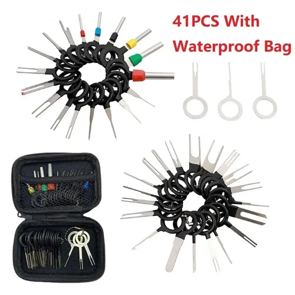 41pcs Terminal Removal Tool Kit for Wire Connector Extraction