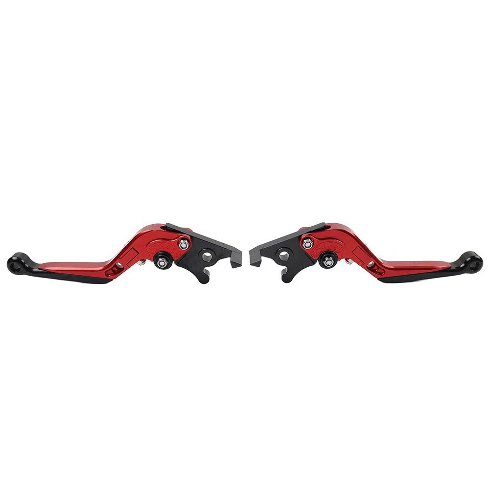 Red CNC Folding Extendable Brake Clutch Levers for BMW S1000XR (2015–2021)