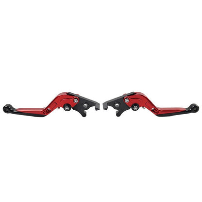 Red CNC Folding Extendable Brake Clutch Levers for BMW S1000XR (2015–2021)