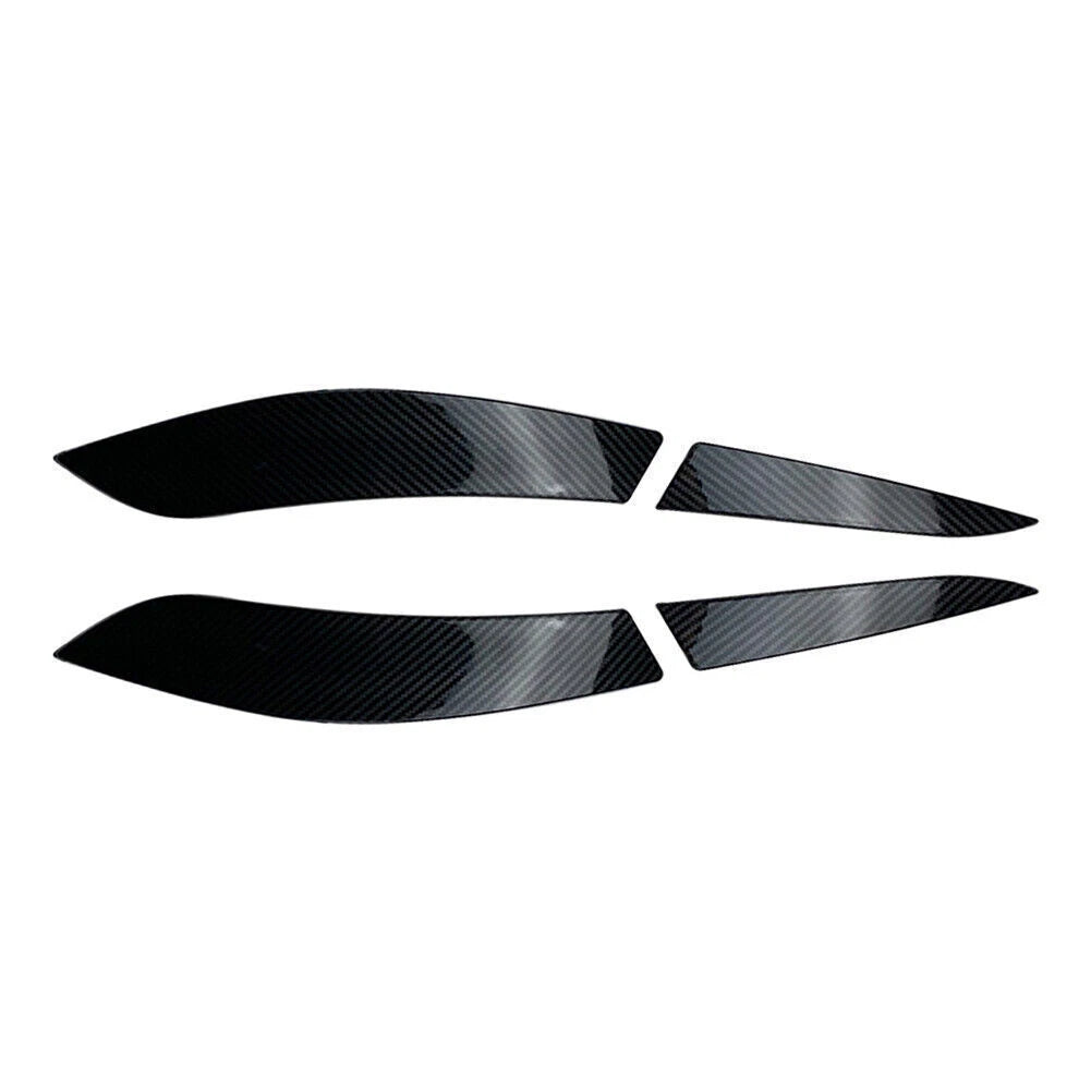 Rear Tail Light Lamp Eyelid Trim Cover for VW Golf MK6 (2008–2013) Carbon Fiber