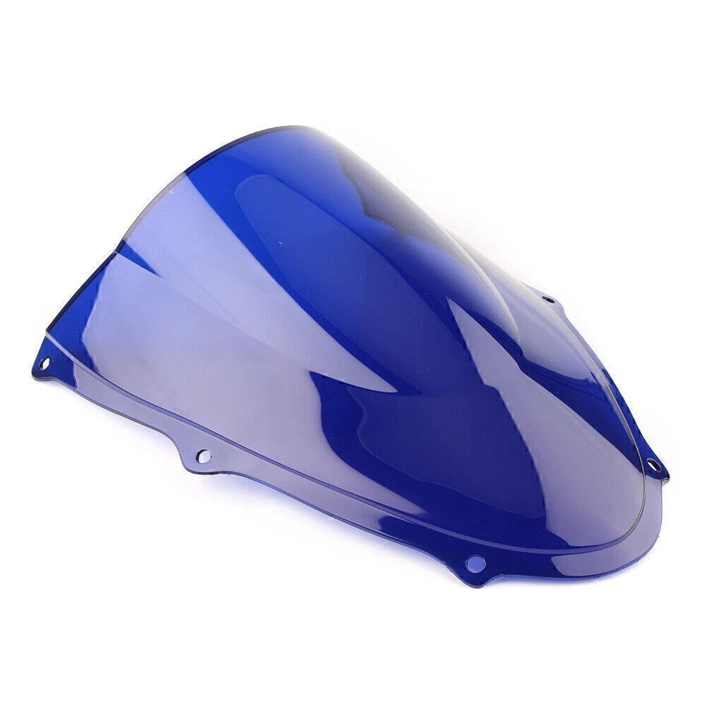 Double Bubble Front Windshield for Suzuki TL1000R (1998–2003) Blue