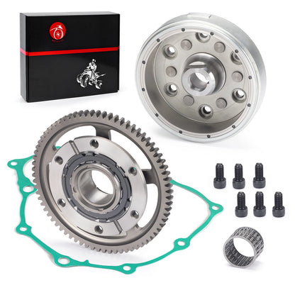 Starter One Way Clutch Kit & Flywheel Rotor for Honda TRX400EX TRX400X (1999–2014)