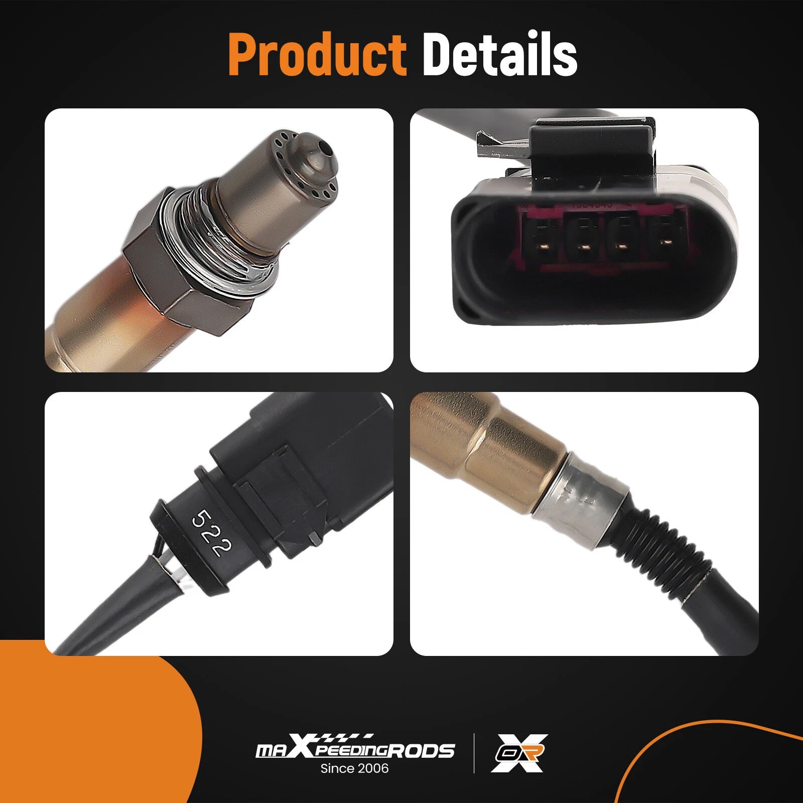 2X O2 Oxygen Sensor for Volkswagen Jetta 2.5L (2005–2014)
