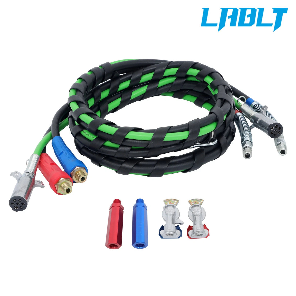 3-in-1 ABS & Air Line Hose Wrap for Semi Truck Trailer (15ft)