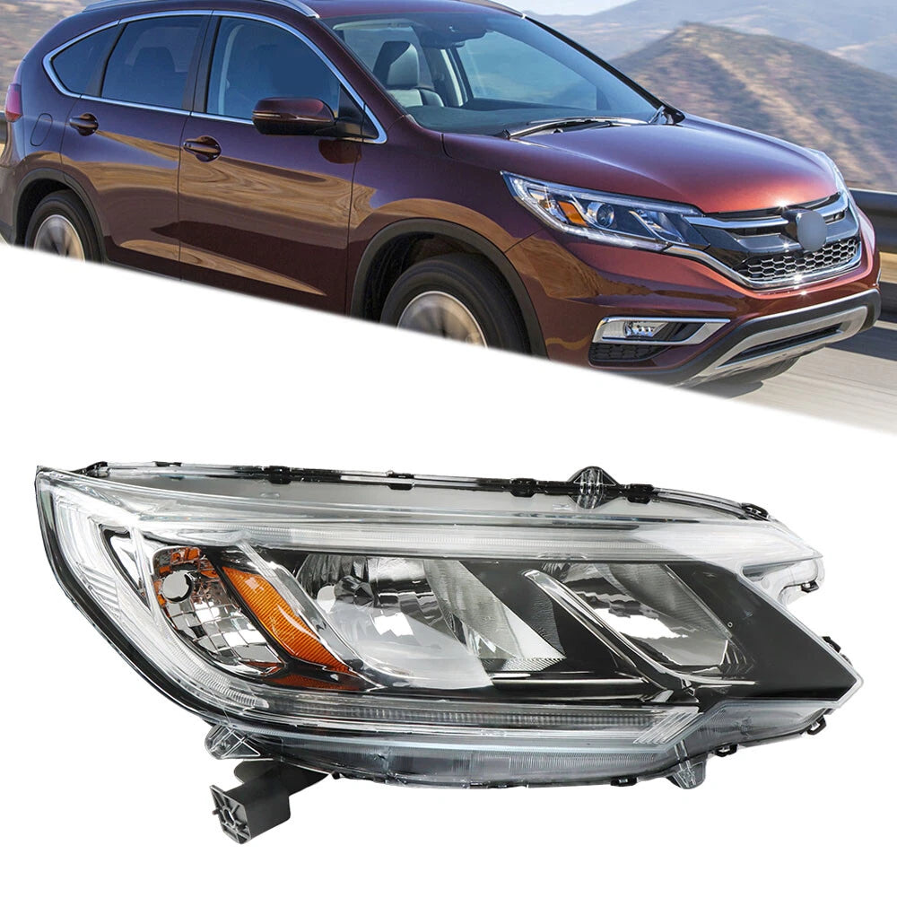 Headlight Assembly for Honda CR-V (2015–2016) Halogen Clear Passenger RH