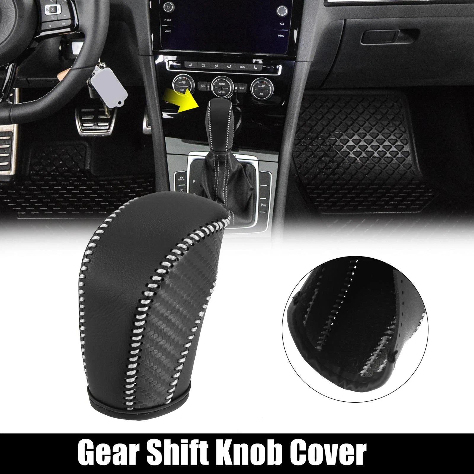 Gear Shift Knob Cover Replacement for Volkswagen Jetta Tiguan (2011–2019)