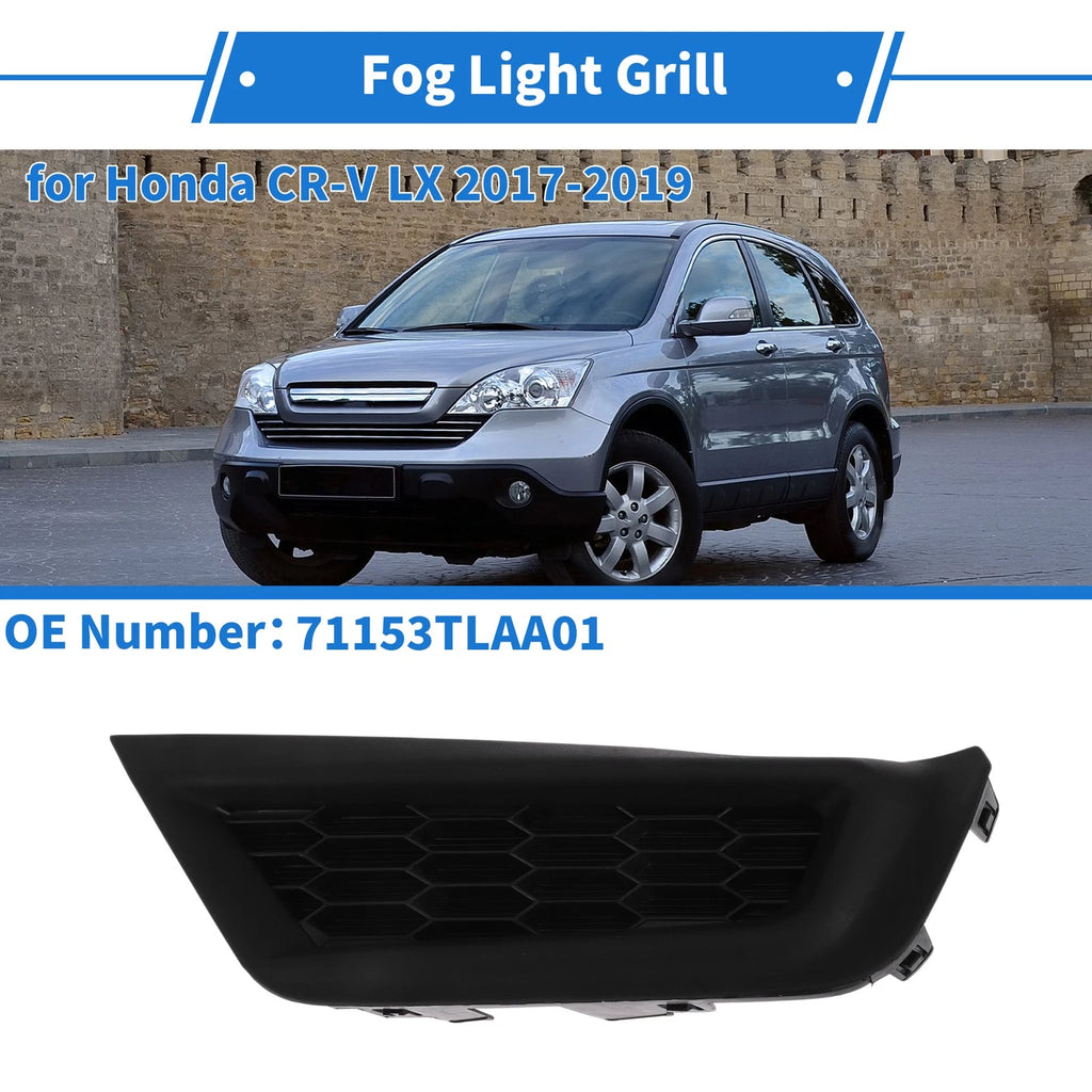 Front Left Fog Light Grill Replacement for Honda CR-V LX (2017–2019)