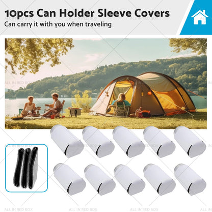 10Pcs Insulated Beer Can Cooler Sleeve Covers for