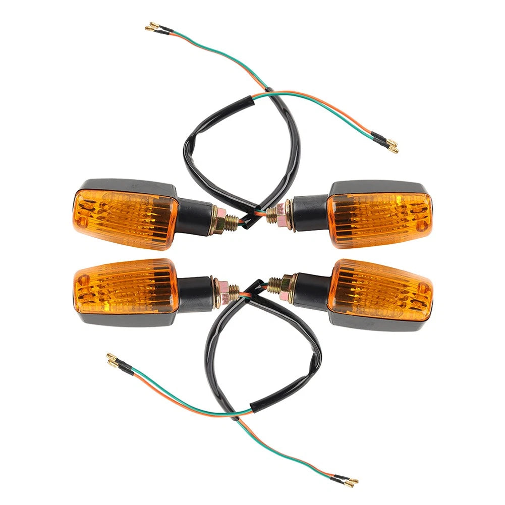 2Pair Yellow Indicator Flasher Blinker For Suzuki GSF600 GSF650 GSF1200 Bandit