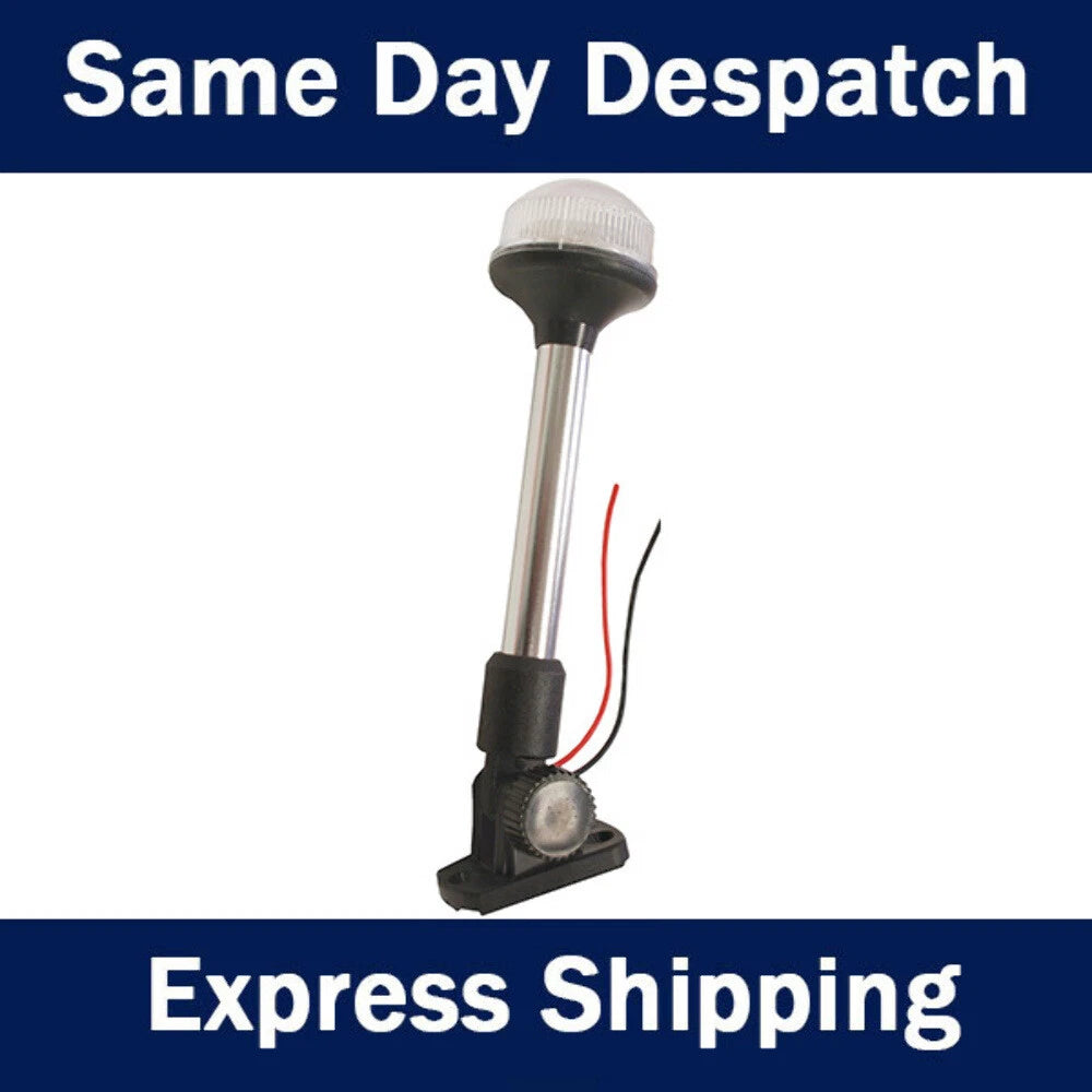 LED Light Nav 360° Deck Mount Fold Down 12V 265mm for Universal Fit