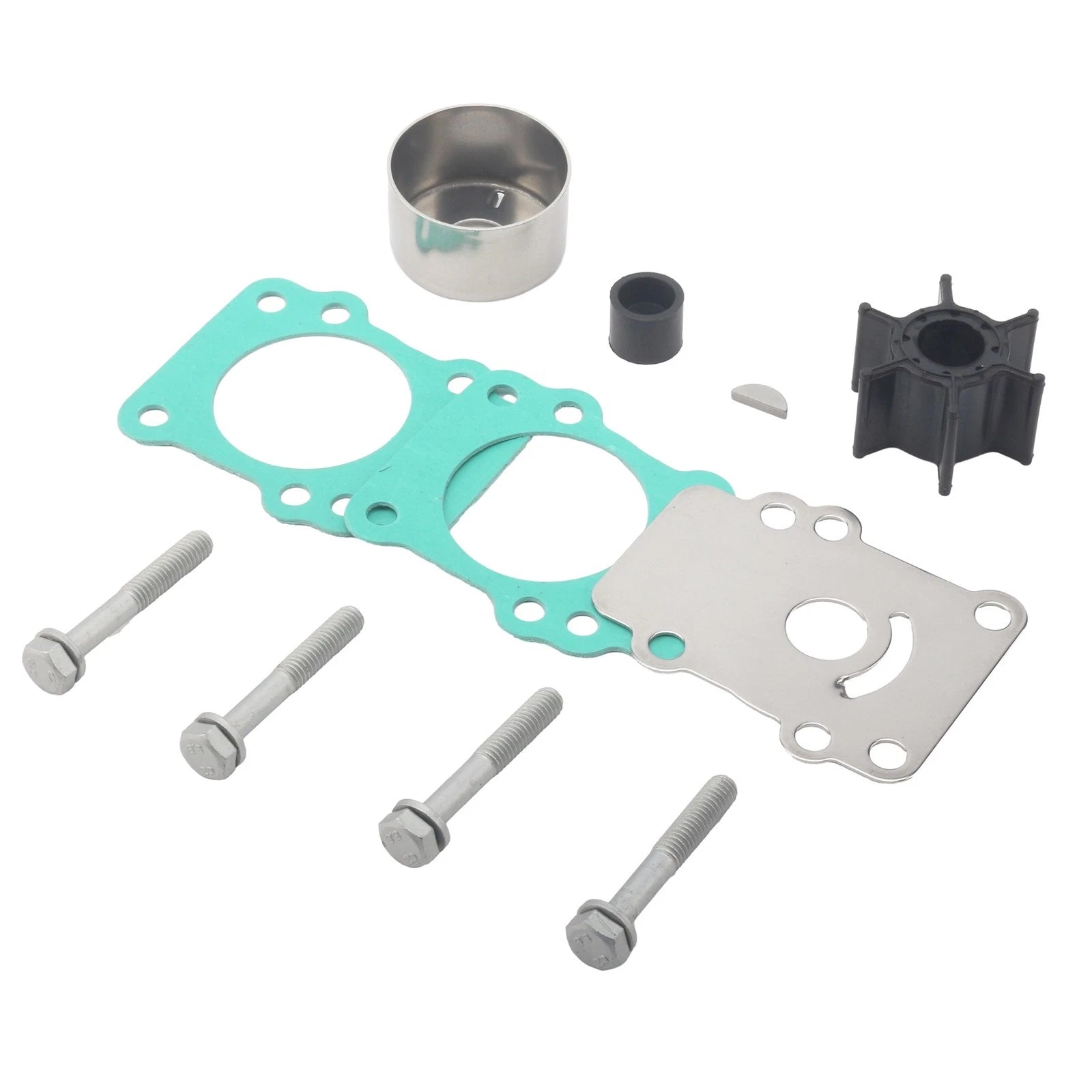 Water Pump Rebuild Kit for Mercury Yamaha Mariner Outboard 9.9/15hp (47-84277M, 18-3148)