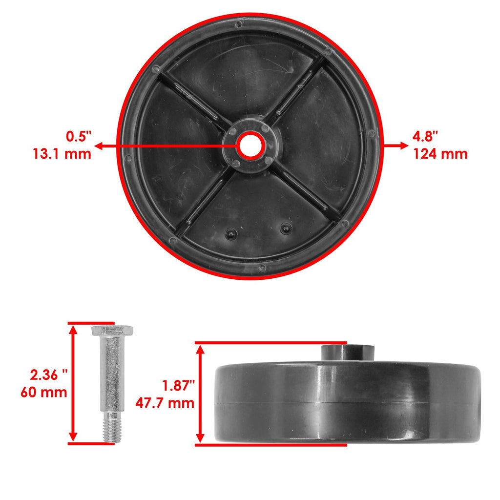 Mower Deck Wheel Replacement for Troy-Bilt (2000–2025)