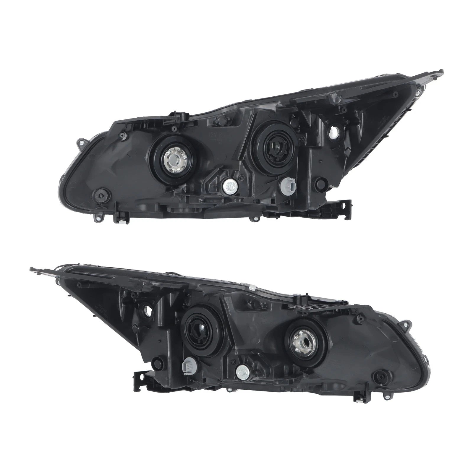 Headlight Assembly for Honda Accord (2016–2017) Halogen Left+Right Clear