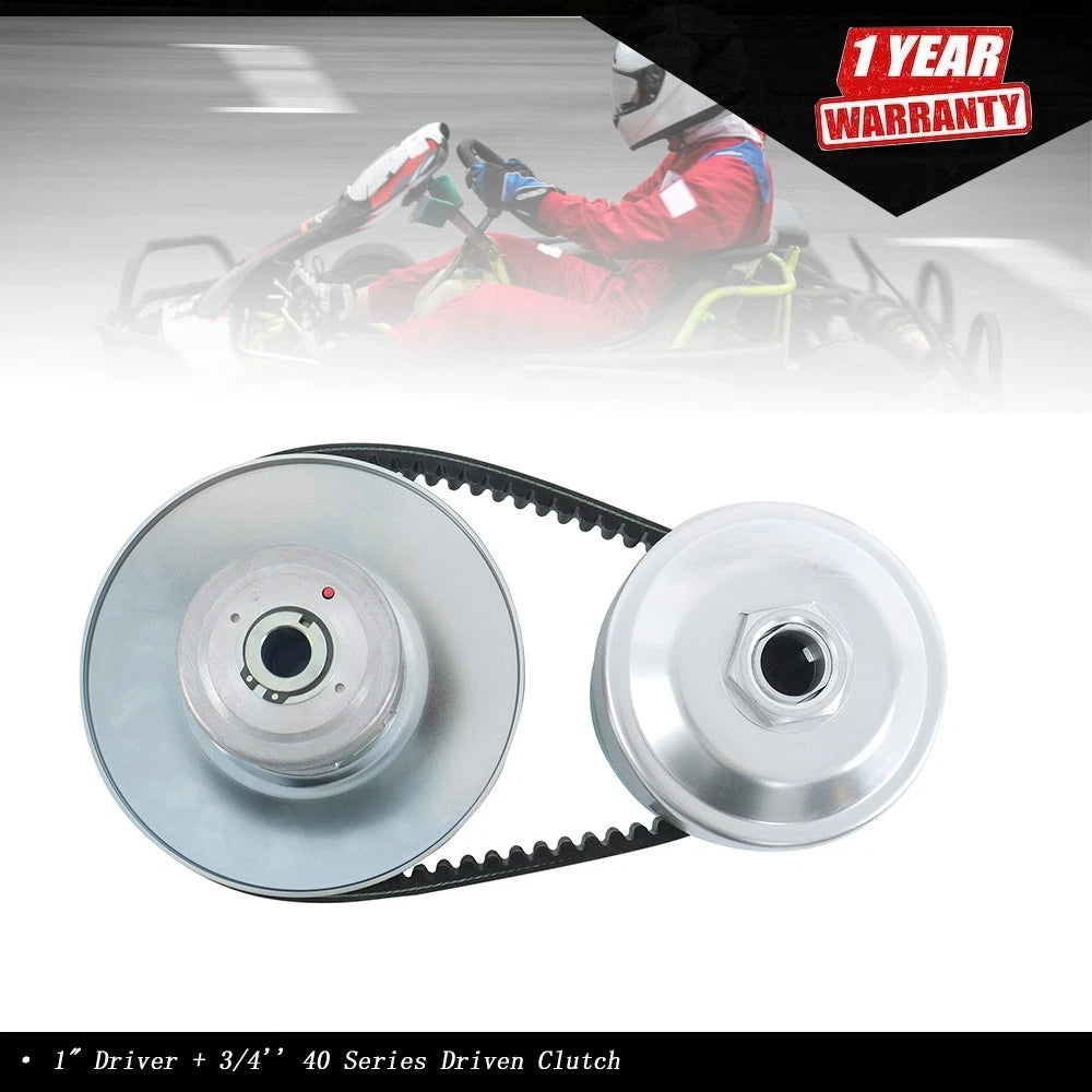 1" Driver + 3/4" Driven Clutch Kit for Comet Go Kart (40 Series)