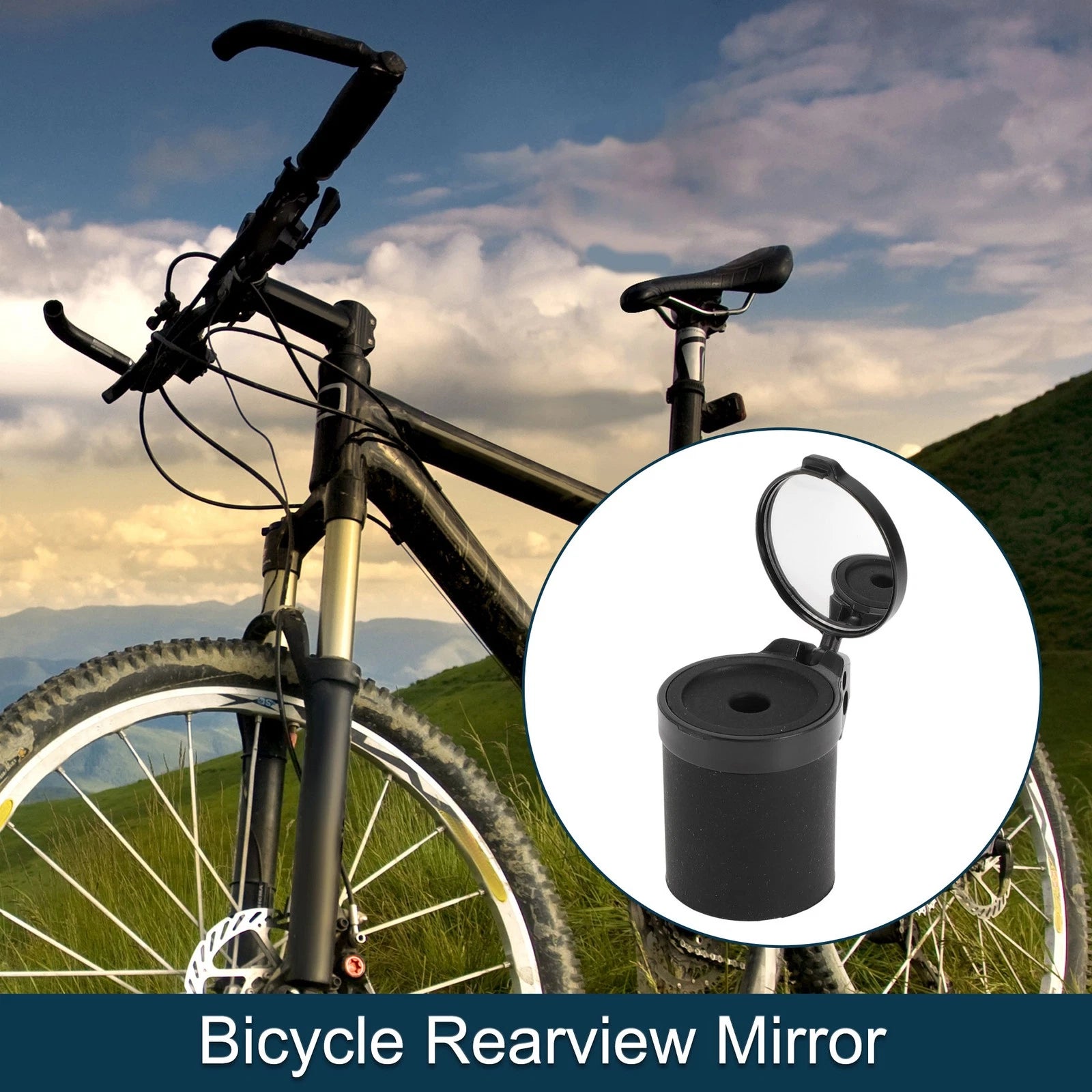 Universal Bike Rearview Mirror 36mm Front for Bicycle Mountain Road 1Pcs