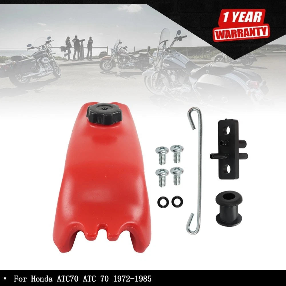 Plastic Fuel Tank & Gas Cap for Honda ATC70 (1972–1985)