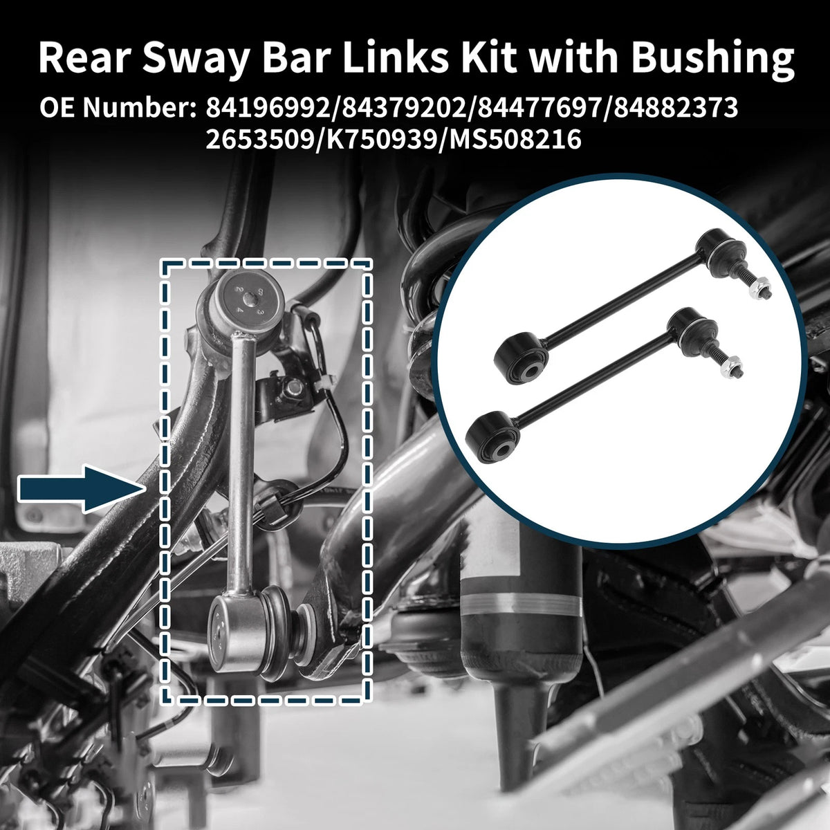 Rear Stabilizer Link Bushingless for Chevrolet Equinox (2018–2023)