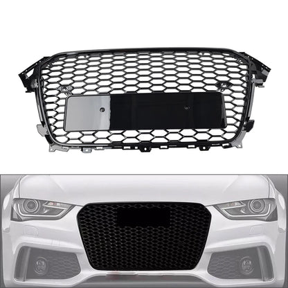 Front Bumper Radiator Mesh Grille for Audi A4 S4 B8.5 (2013–2016)