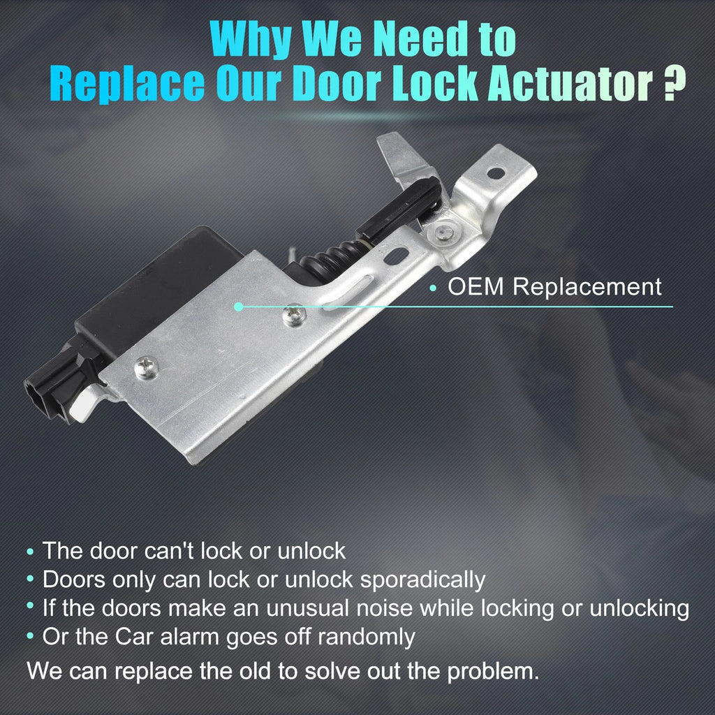 Rear Liftgate Door Lock Actuator Motor Replacement for Chevrolet Blazer (1995–2005)