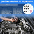 8 Pcs Ignition Coil Connector Plug Harness for RAM Jeep (No. 5019952AA)