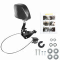Driver Backrest + Adjustable Mounting Kit for Harley Touring Electra Glide (2009–2019)