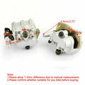 Set of 2 Front Brake Calipers for Yamaha YXR45F YXR660FA YXR660 YXR700