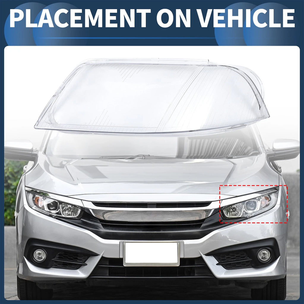 Headlight Lens Cover Front Left for Volkswagen Passat B5.5 (2001–2005)