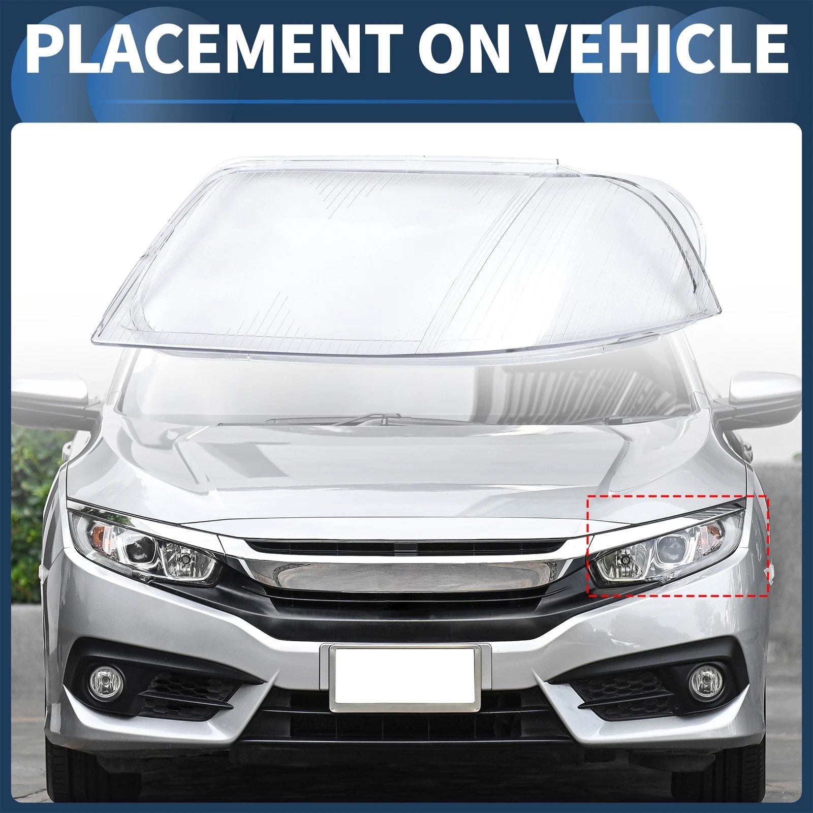 Headlight Lens Cover Front Left for Volkswagen Passat B5.5 (2001–2005)