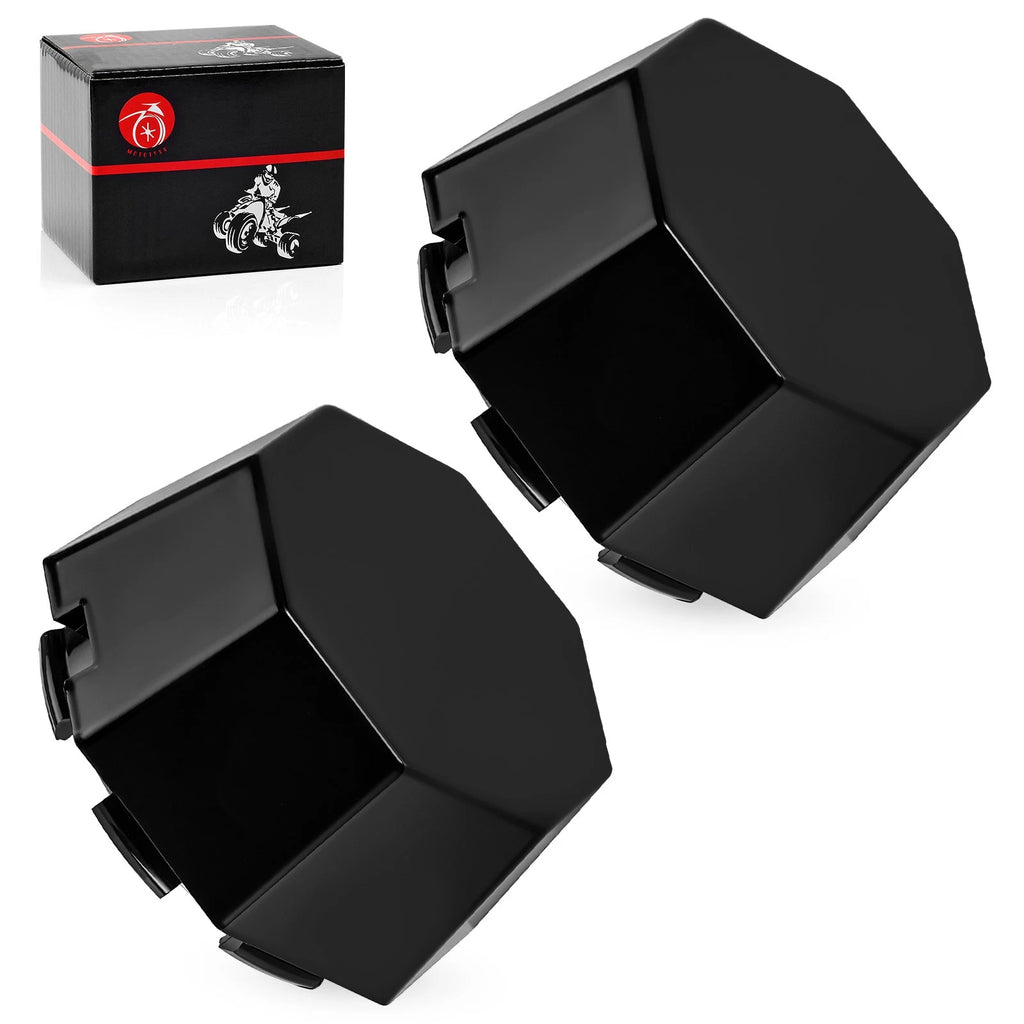 2X Matte Black Hub Cap Cover for Polaris Sportsman SP 570 (2015–2019)