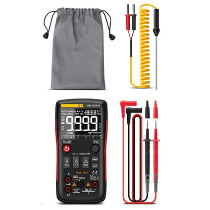 True RMS Digital Multimeter with Auto Manual Range and NCV Voltage Detection