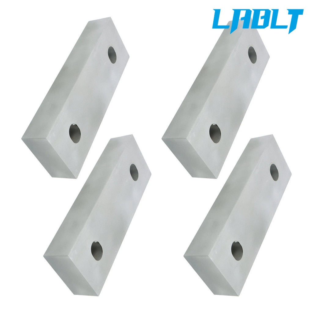 Set of 4 Machinable Soft Jaws for 6" Mill Vises (LABLT)
