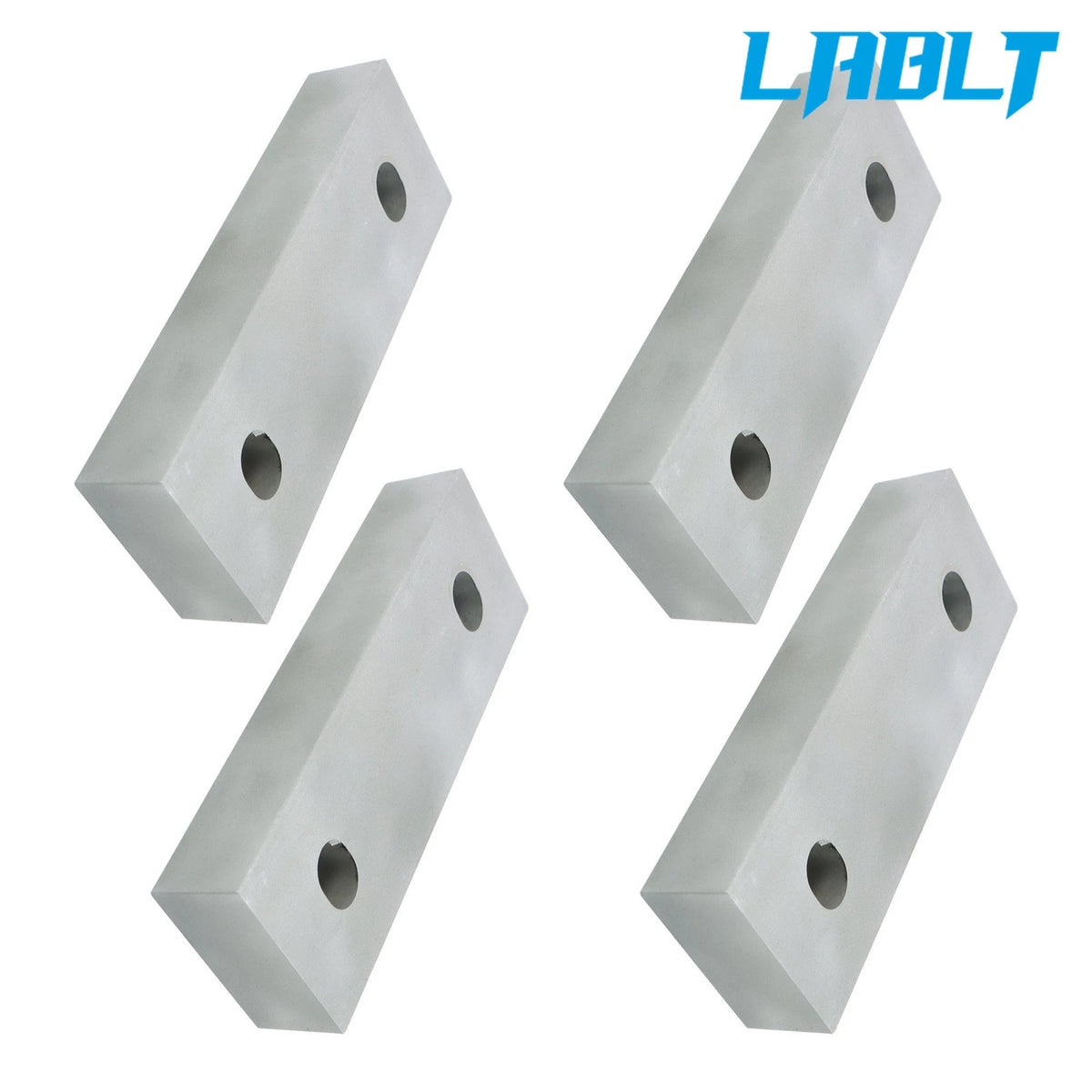 Set of 4 Machinable Soft Jaws for 6" Mill Vises (LABLT)