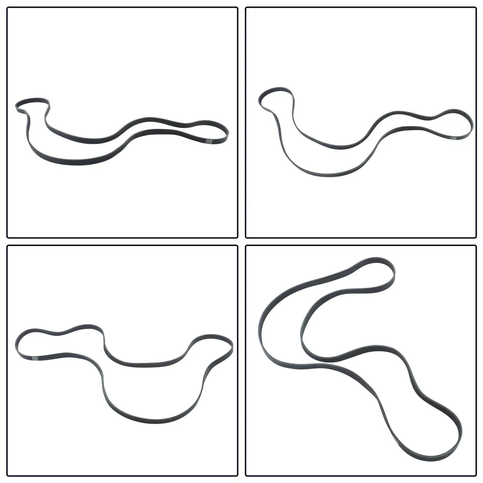 Engine Drive Belt Component Kit 90K-38158C for Chevy GMC Cadillac H2 (2003–2008)