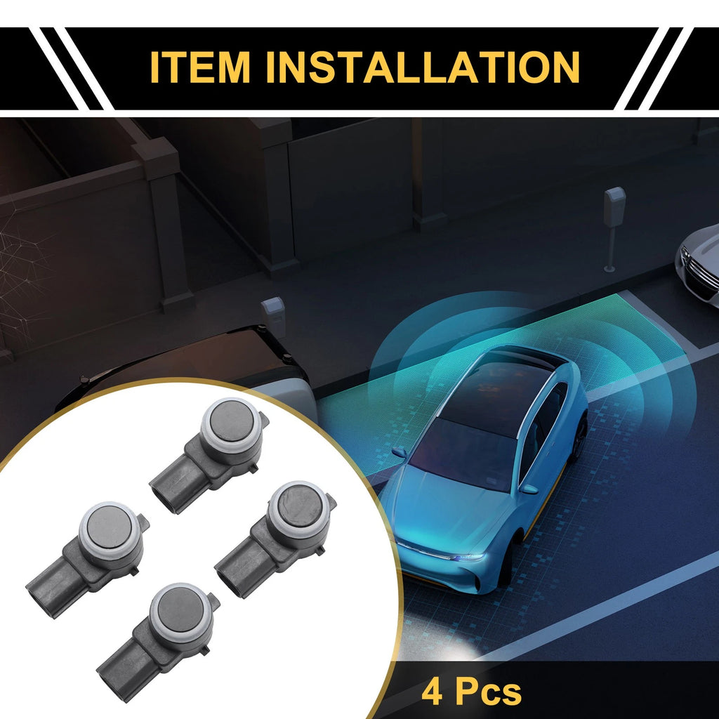 4 Pcs Bumper Reverse Backup Parking Sensor Replacement for Ram 1500 2500 3500 (2010–2024)