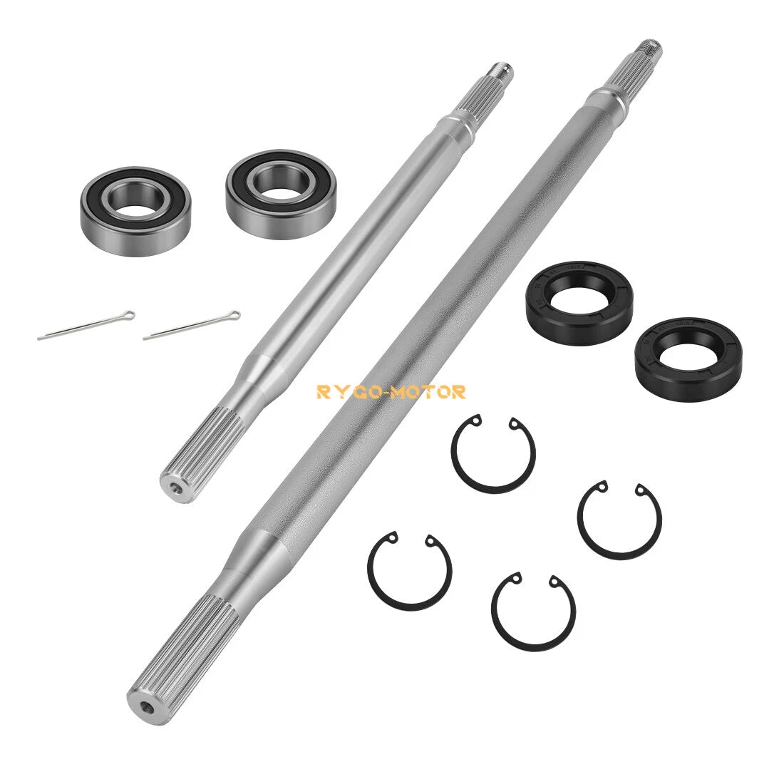 Rear Axle Shaft with Bearing Seal Kit for EZGO TXT Medalist (1994–2013)