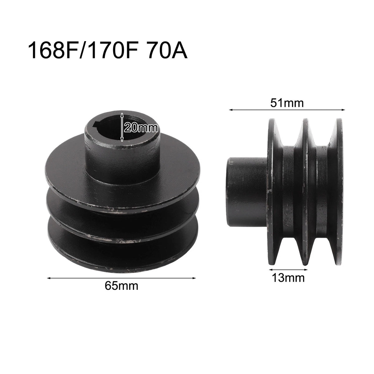 Power Transmission Belt Pulley for Diesel Power Thresher Machine