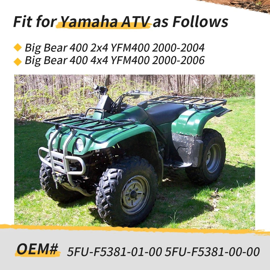 Precision Solid Rear Axle for Yamaha (5FU-F5381-01-00)