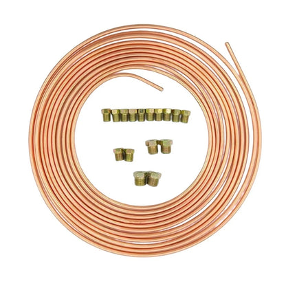 Brake Line Kit for - Flexible Tubing, Pre-attached Fittings