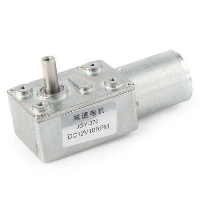 10RPM Turbo Worm Geared Motor for DIY Scroll Curtain (12V)