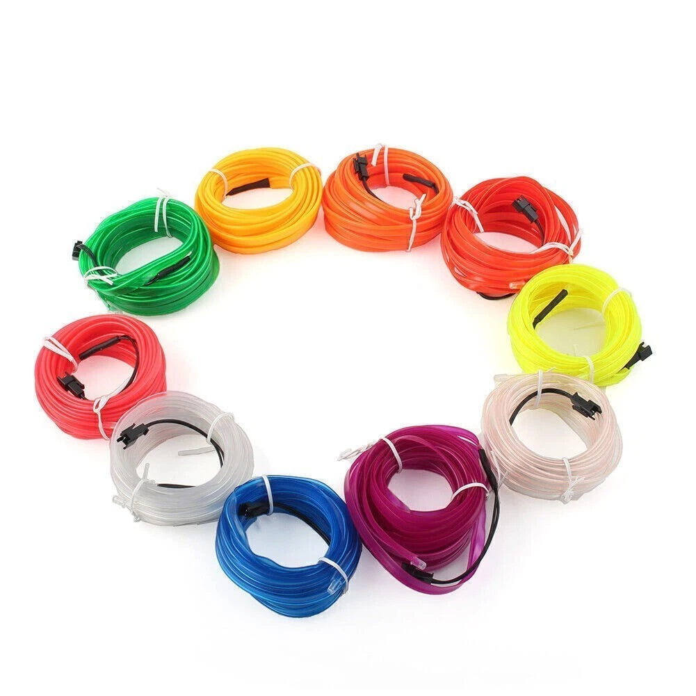 LED Car Interior Atmosphere Strip Light for Universal Vehicles (5m)